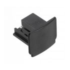 Endkappe für 3-Phasen-Schienenbeleuchtung, schwarz, Pro