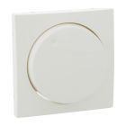 Q-Link S-Line Zentralplatte mit Knopfdimmer, Polarweiß