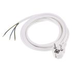 Q-Link-Verbindungskabel geerdet, 2500 W 3 x 1,0 mm. 2,5 m weiß
