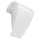 Glas Wandleuchte Weiß, Matias