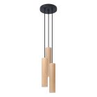 Holz Pendelleuchte Braun, Francina