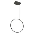 Aluminium Pendelleuchte Schwarz, Ringo, 30W, 3000K LED
