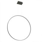 Aluminium Pendelleuchte Schwarz, Ringo, 70W, 3000K LED