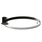 Aluminium Deckenlampe Schwarz, Ringo, 50W, 3000K LED