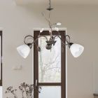 Rostfarbene Kronleuchter Antik, Astrid