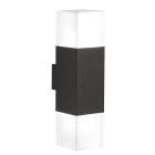 Anthrazit Up down Wandleuchte Aluminium, Sodbury, IP44