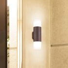 Rostfarbene Außenleuchte Modern, Fjelso, IP44