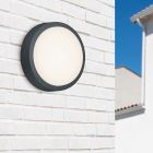 Anthrazit Außenleuchte Modern, Eva, 8,5W, 3000K LED, IP54
