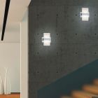 Graue Up down Wandleuchte Modern, Leontien, 4,3W, 3000K LED, mit Schalter