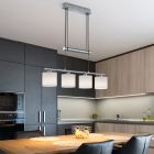 Nickel Pendelleuchte Metall, Nordby