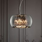 Chrom Pendelleuchte Modern, Capucine