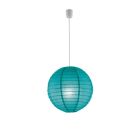 Papier Pendelleuchte Blau, Louisville