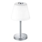 Chrom Tischleuchte Modern, Liv, 4W, 3000K LED, mit Schalter