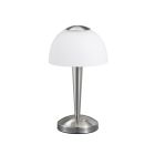 Nickel Tischleuchte Antik, Daphne, 4W, 3000K LED, mit Schalter