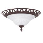 Rostfarbene Deckenlampe Antik, Eleonora