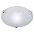 Nickel Deckenlampe Glas, Filia