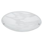 Silberne Deckenlampe Glas, Celino