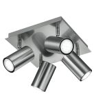 Nickel Deckenstrahler Modern, Kaso