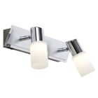Graue Deckenstrahler Glas, Morely, 4,3W, 3000K LED, mit Schalter