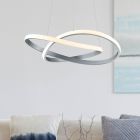 Nickel Pendelleuchte Modern, Aby, 27W, 3000K LED