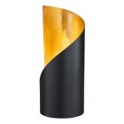 Schwarze Tischleuchte Modern, Berdine, mit Schalter