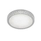 Weiße Deckenlampe Antik, Valentina, 27W, warm- bis kaltweiß einstellbare LED, mit Fernbedienung