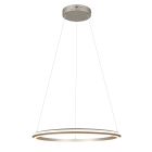 Nickel Pendelleuchte Modern, Jiry, 48W, White Switch LED, 3-stufig dimmbar