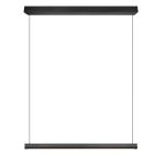 Schwarze Pendelleuchte Modern, Wishal, 29W, White Switch LED, 3-stufig dimmbar