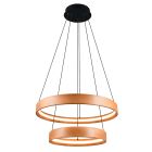 Holz Pendelleuchte Modern, Nassima, 37W, 3000K LED, 3-stufig dimmbar