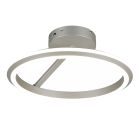 Nickel Deckenleuchte Modern, Jiry, 34W, White Switch LED, 3-stufig dimmbar