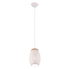 Weiße Pendelleuchte Modern, Delana