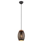 Schwarze Pendelleuchte Modern, Delana