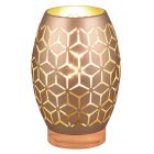 Taupe Tischleuchte Modern, Delana