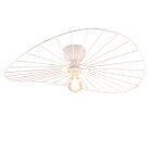 Weiße Deckenleuchte Industrial, Dejan