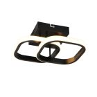 Schwarze Deckenleuchte Design, Yasser, 7W, 3000K LED