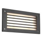 Anthrazit Wandeinbauleuchte Außen Modern, Teoman, 9W, 3000K LED, IP44