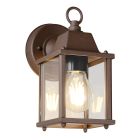 Rostfarbene Außenleuchte Antik, Metje