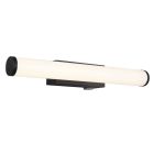 Schwarze Wandleuchte Badezimmer Modern, Staby, 4,3W, 3000K LED, IP44