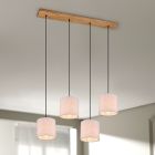 Nickel Pendelleuchte Vintage, Milco