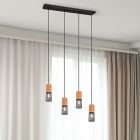 Schwarze Pendelleuchte Esszimmer Vintage, Jessica