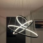 Anthrazit Pendelleuchte Modern, Harold, 80W, RGBW LED, mit Fernbedienung