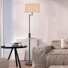 Graue Stehlampe Modern, Logiso