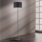 Schwarze Stehlampe Modern, Jeany, mit Schalter