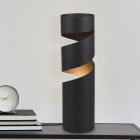 Schwarze Tischleuchte Design, Marouan, mit Schalter