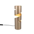 Braune Tischleuchte Design, Marouan, mit Schalter