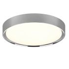 Chrom Badezimmer Deckenleuchte Kunststoff, Evelina, 18W, 3000K LED, IP44