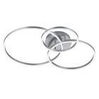 Nickel Deckenlampe Modern, Elze, 28W, RGBW LED, mit Fernbedienung