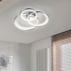 Chrom Deckenlampe Modern, Kendi, 36W, 3000K LED