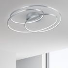 Nickel Deckenlampe Modern, Sabra, 38W, 3000K LED