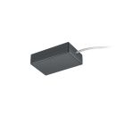 Stromversorgung mit elektronischem Phasenwechsler für Schalter und Dimmer, schwarz